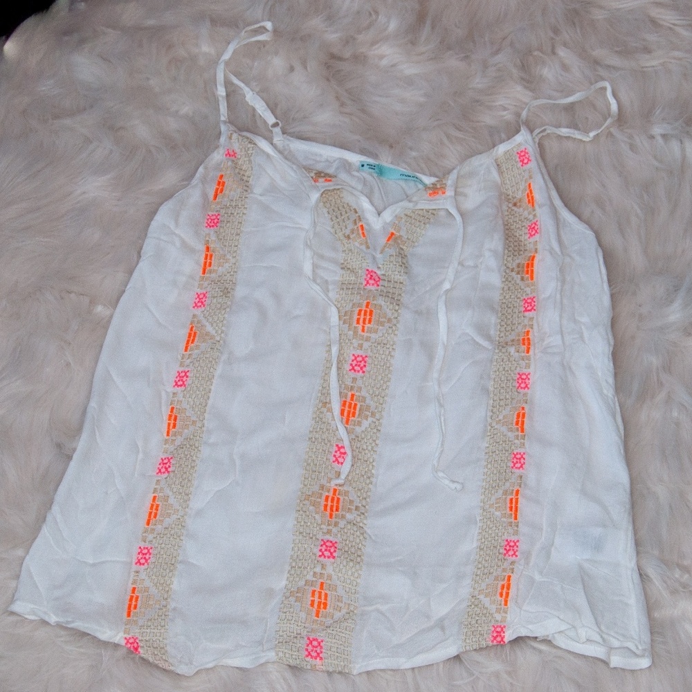 Maurices embroidered tank